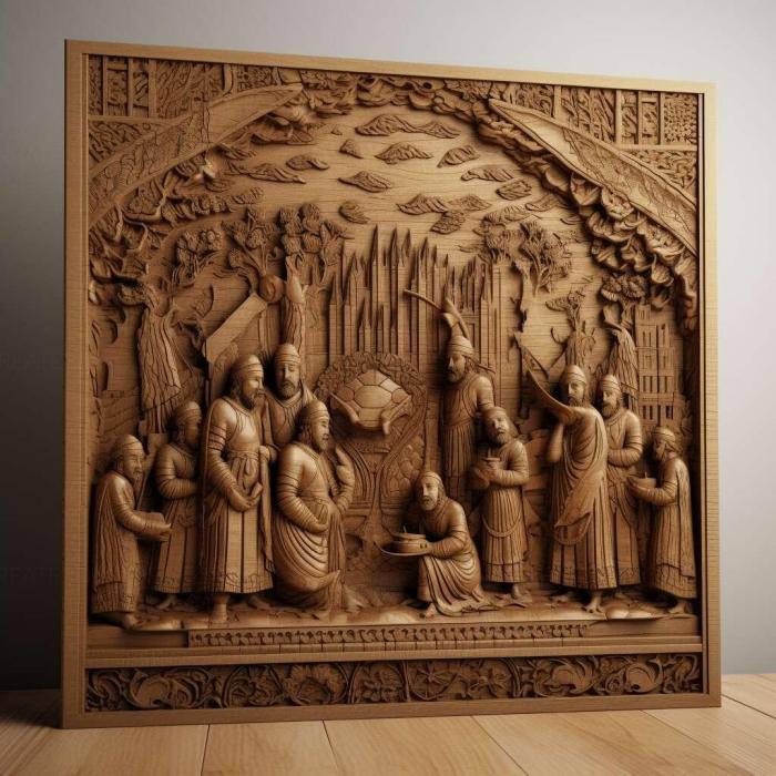 نموذج ثلاثي الأبعاد لآلة CNC 3D Art 